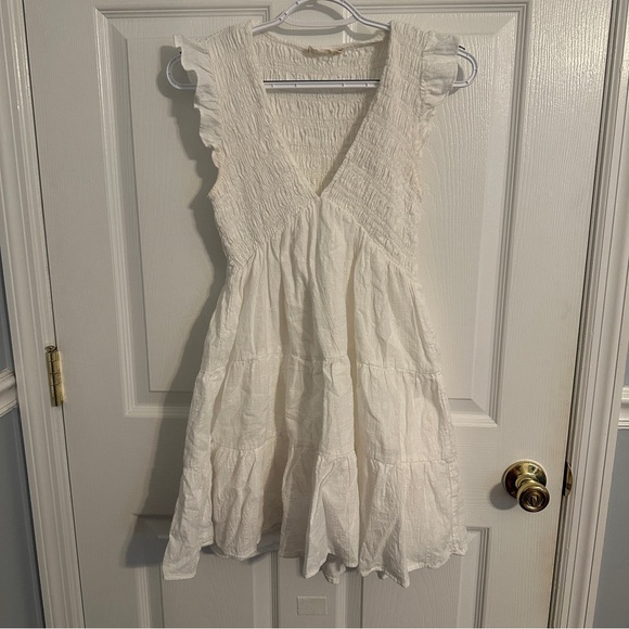 Altard State White Sleeveless Ruffle Dress - Picture 2 of 5